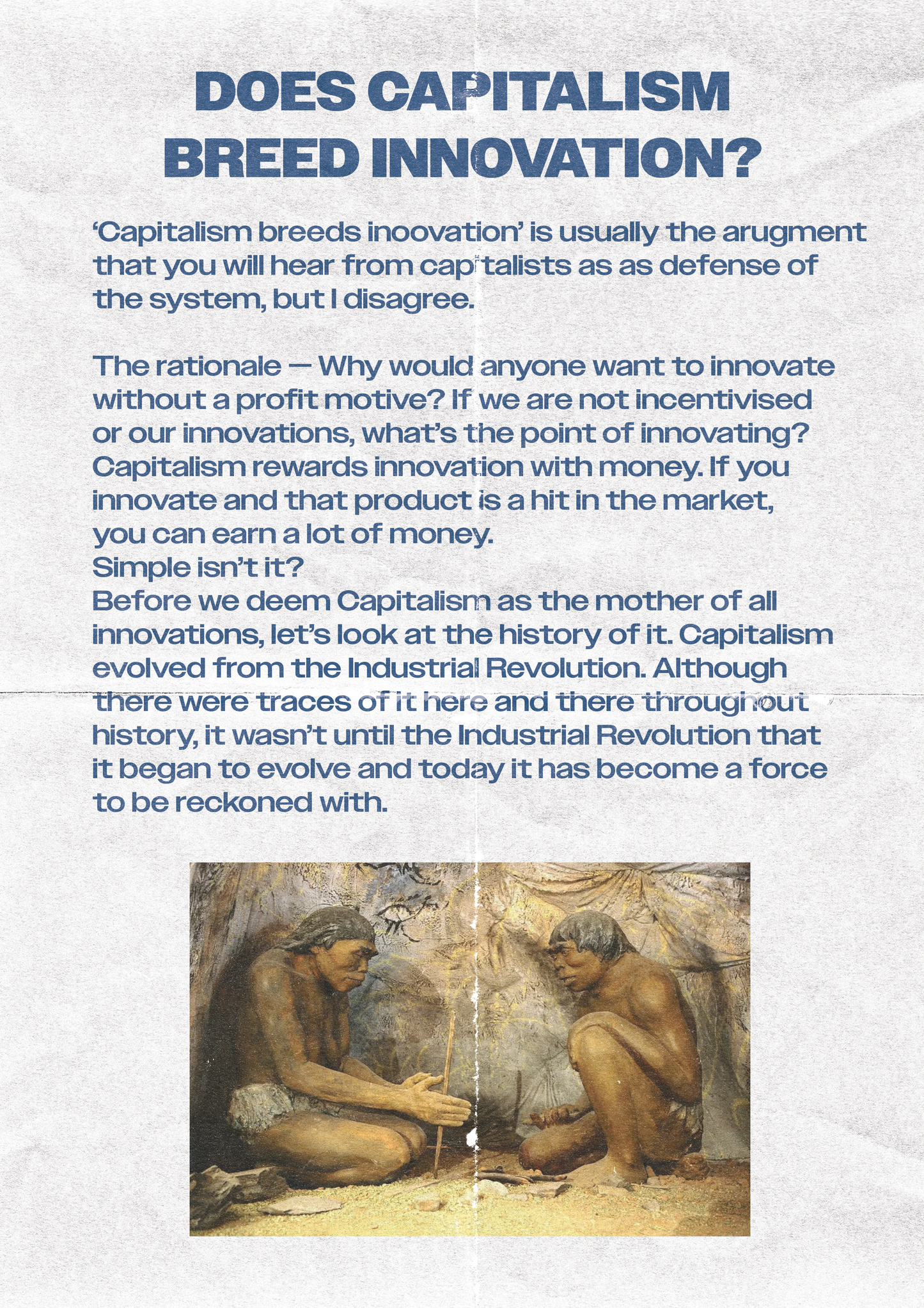 Capitalism Explained Zine