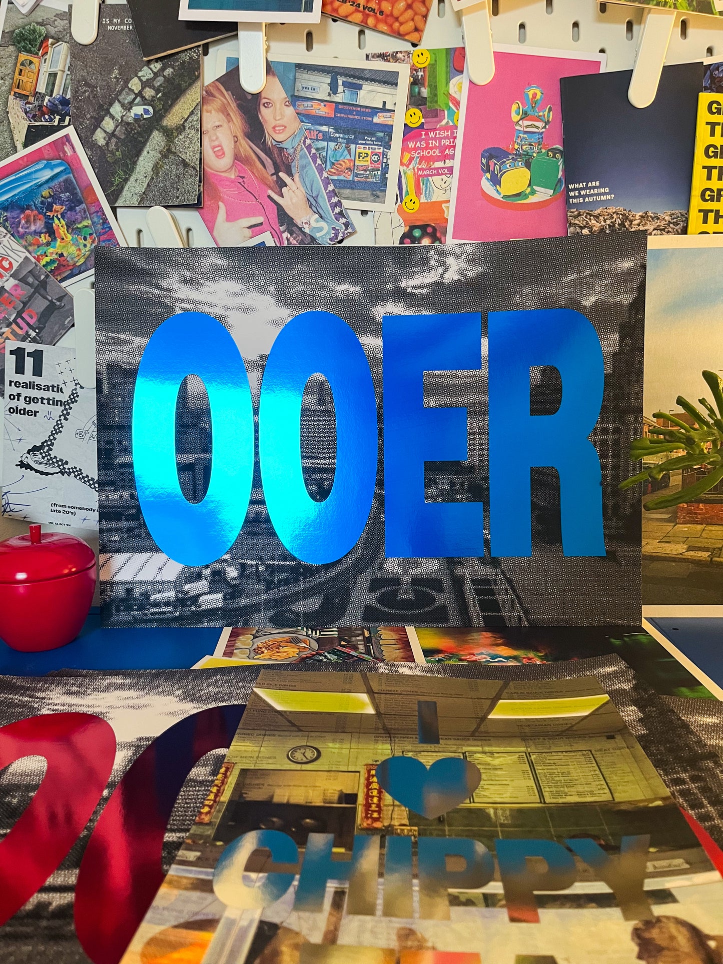 OOER Foiled Art Print BLUE