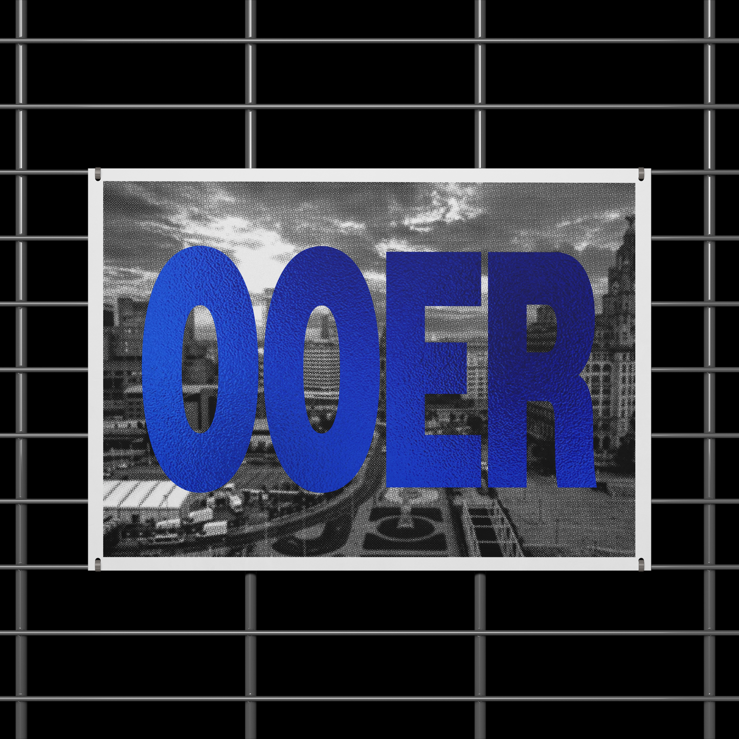OOER Foiled Art Print BLUE