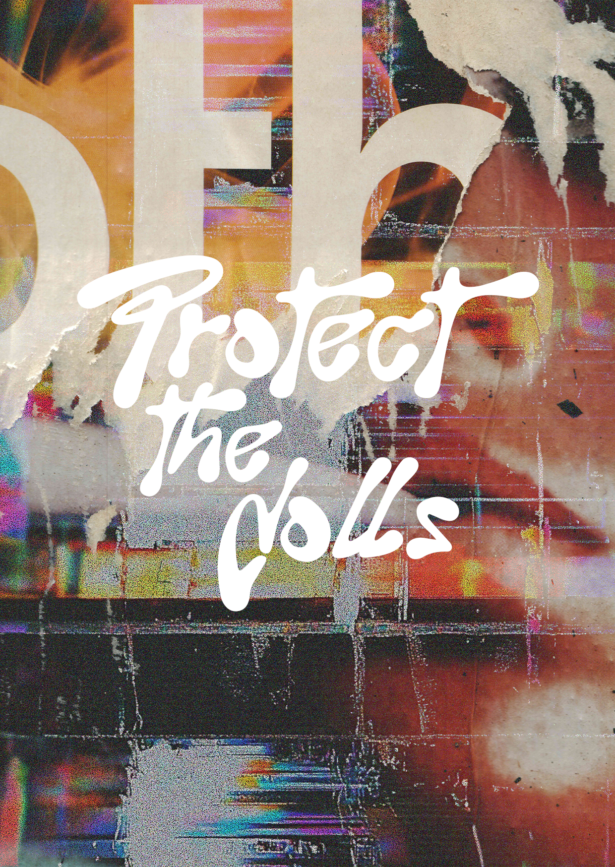 Portect The Dolls Postcard