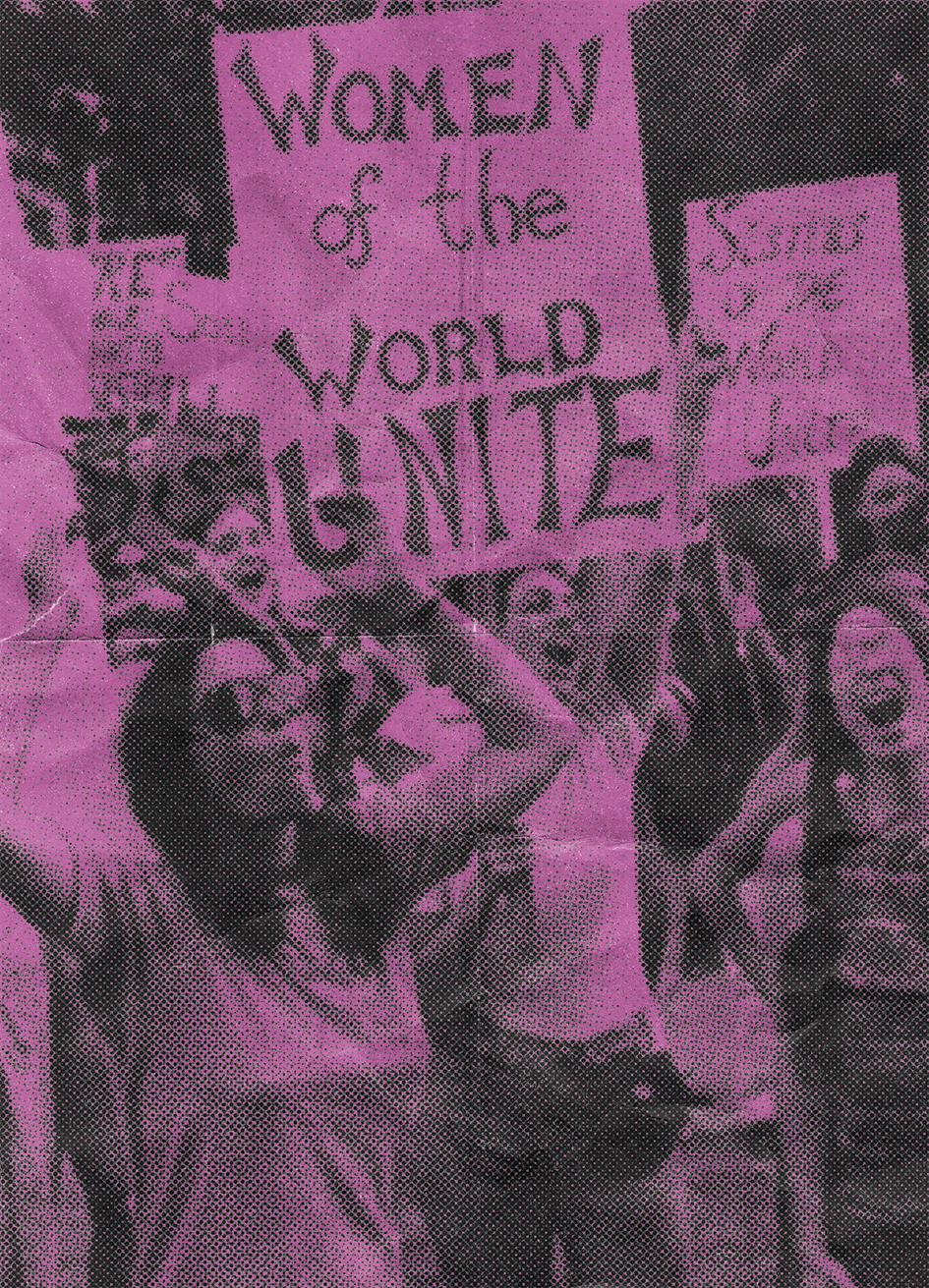Women Of The World Unite Paper Sticker