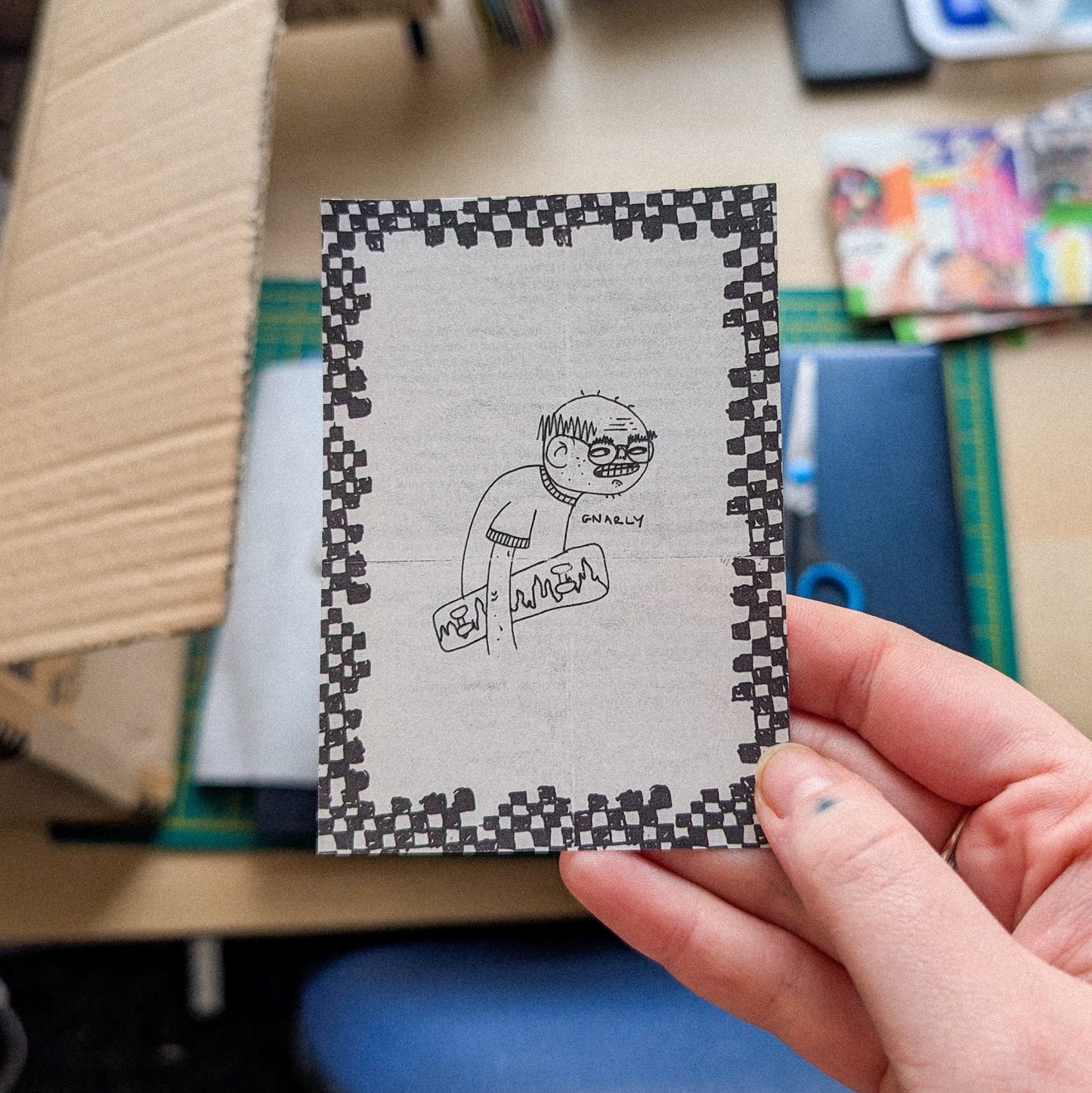 Gnarly Paper Sticker