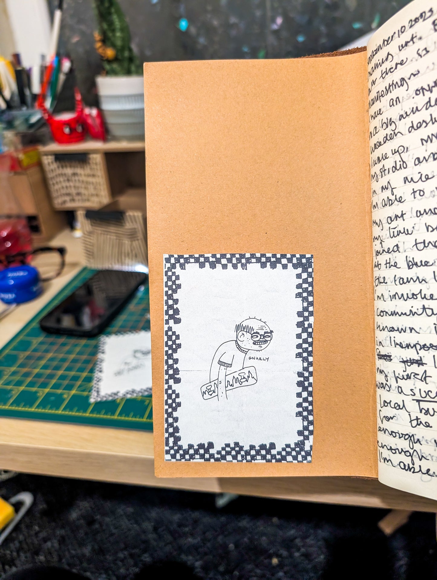 Gnarly Paper Sticker